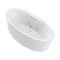 Anzzi Freestanding Whirlpool and Air Jetted Tub, 67.3 L, 33.8 W, White, Acrylic, Center FT-AZ101 - alternate 1
